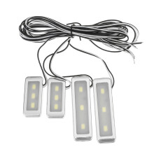 Neue 4 Stück 3 LED Universelle Auto Armlehne Innen Schüssel Licht Dekorative Coole Türgriff Licht Auto Innenbeleuchtung Zubehör