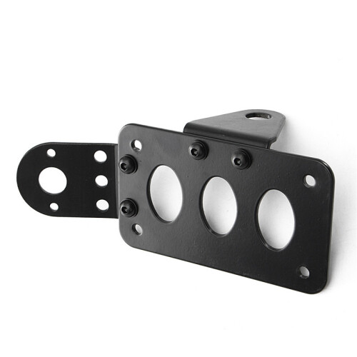 New Motorcycle License Plate Rear Taillight SidE-mount Bracket 2