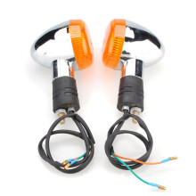 Neues universelles Motorrad-Blinker-Indicator Amber-Linse-Lampe