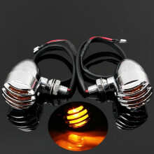 Neue 1 Paar Amber Blinkerlicht für Harley Chopper Sportster