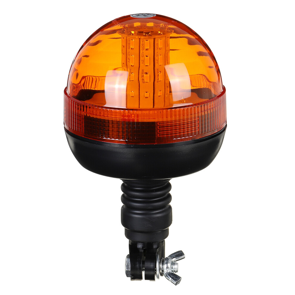 New Led Rotating Flashing Beacon Boat Truck Tractor Warning Dc12-24V Ip65 Amber/Light 762179075547