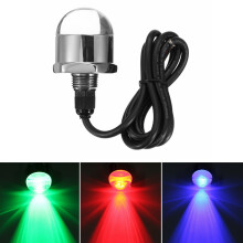 Nieuwe 9W 12V 9 LED 1/2 Inch IP68 Waterdichte Boot Jacht Licht NPT Marine Onderwater Lichten Staal
