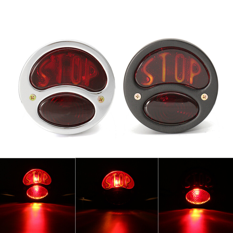 New Motorcycle Rear Tail Brake Stop Running Lamp For Harley Cruiser Cafe Racer Light 762179080244