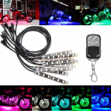 Neue 8X Multicolor 5050 LED Fernbedienungslichtleiste für Kawasaki Honda BMW Halley Audi
