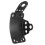 Nuovo supporto per targa con luce posteriore verticale laterale per Harley Chopper nero 2