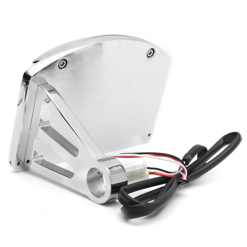 New Motorcycle License Plate LED Tail Light Horizontal SidE-mount Bracket For Harley 2