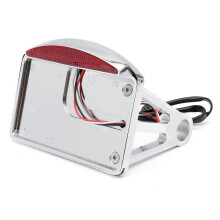 Nuova luce posteriore a LED per targa motociclistica, supporto orizzontale montato lateralmente per Harley