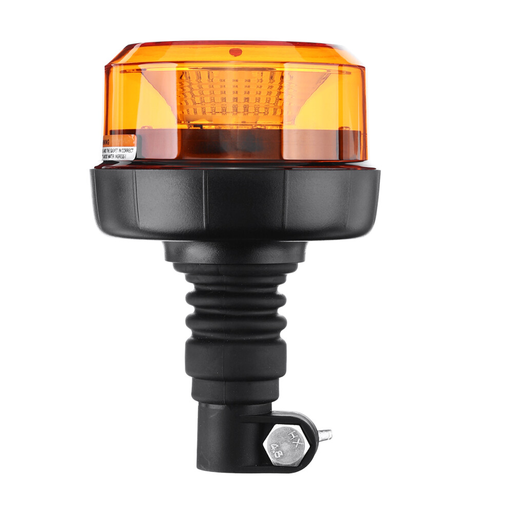 New E9 + Flashing Led Beacon Flexble Din Pole Tractor Warning 12-24V Light 762179086109