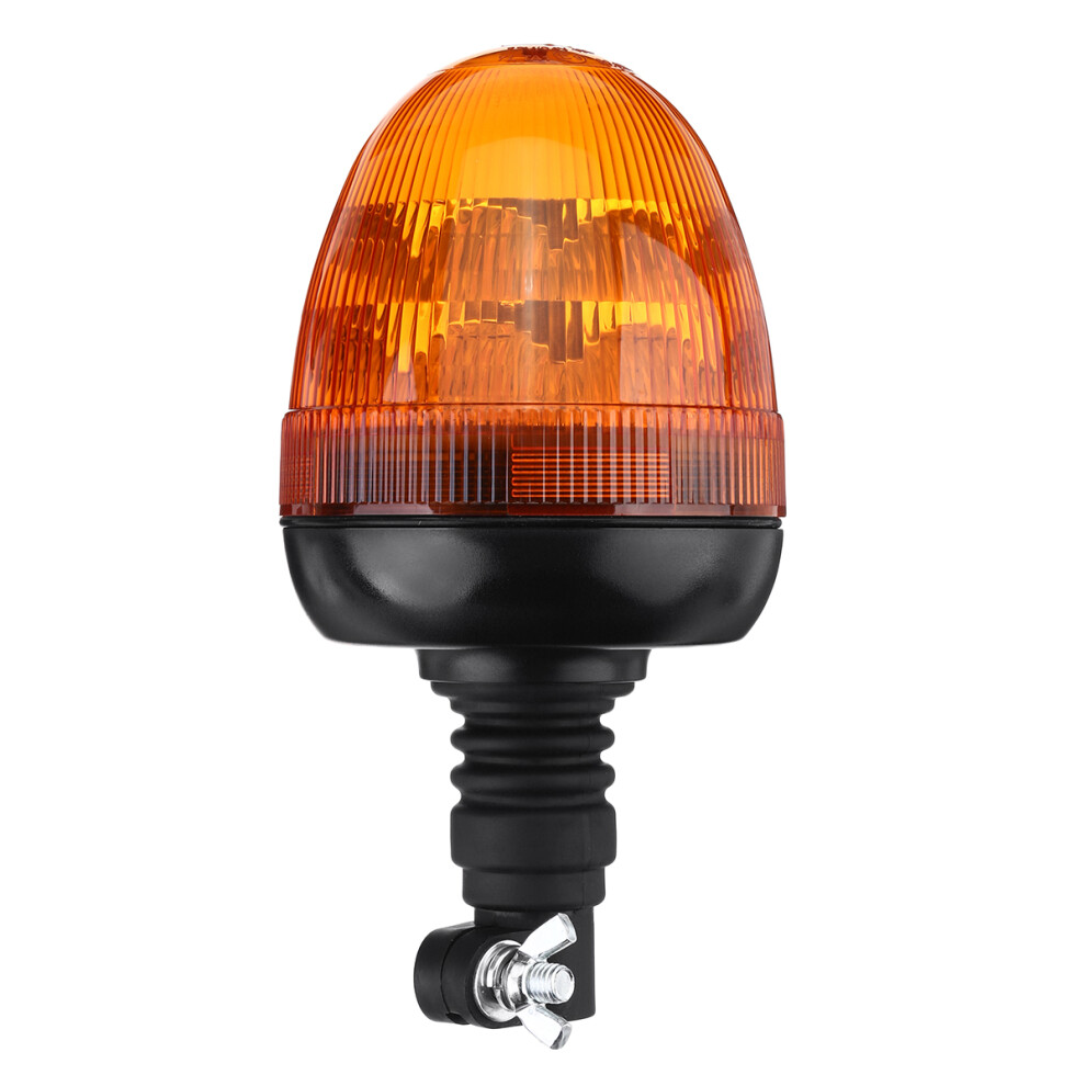 New Dc 12-24V 16Led 48W E9 Rotating + Flashing Led Beacon Flexible Din Pole Tractor Warning Light 762179087434