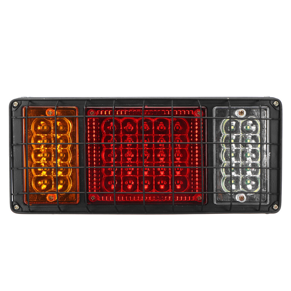 New 2Pcs 24V 45Led Trailer Lights Rear Tail Indicators For Truck Caravan Boat 762179086970