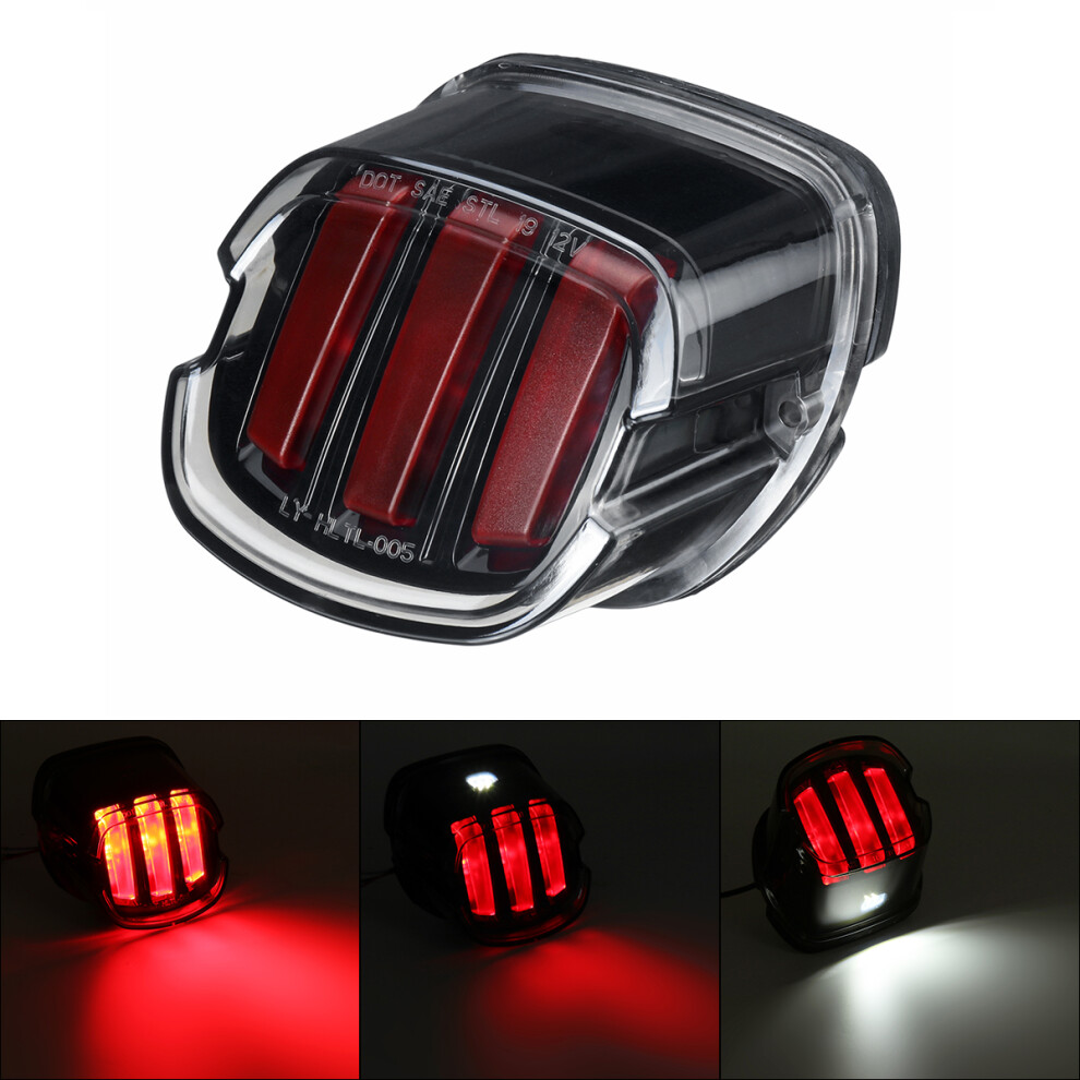 New 12V Motorcycle Bike Rear Tail Stop Rear Brake For Harley Red/Light 762179091127
