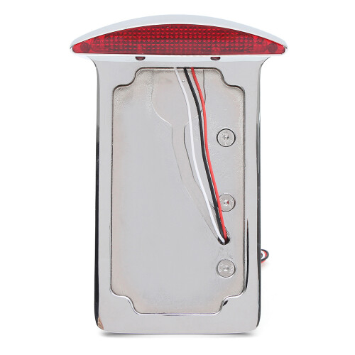 New Motorcycle License Plate LED Tail Light Vertical Side with Mount Bracket For Harley 1
