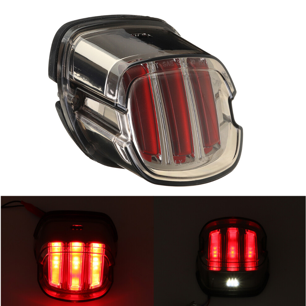 New Motorcycle Bike Tail Rear Brake Tail Stop For Harley Red/Light 762179095279