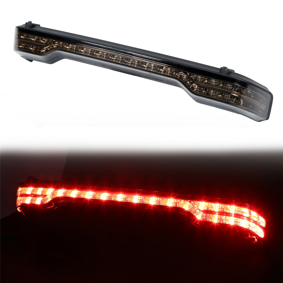 New 12V Motorcycle Led Brake Tail Lamp For Harley Road Glide/Road King/Street Glide/Flhtcu/Flhtcul/Flhtk/ Flhtkl/ Fltru/Flhtcutg Red/Light 762179097655