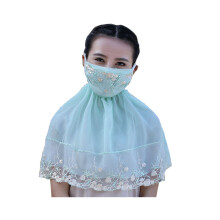 Neue Sonnencreme-Maske Sommer Outdoor Radfahren Spitzen-Schal Staubmaske