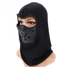 Nieuwe Winter Warme Rijd Fleece Balaclava Motorfiets Verdikte Gezichtsmasker Met Filterlaag Nekbescherming