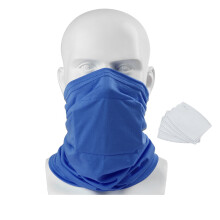 Maschera per il viso per bambini New Kids con 5 filtri PM2.5, sciarpa tubolare bandana, multifunzionale per moto, bicicletta, scaldacollo per att