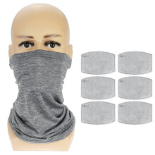 Nuovo Gaiter da Collo Estivo Bandana Sole UV Tubo Copertura Viso Sport all'Aperto Sciarpa Sole Unisex