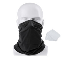 Nuova maschera facciale per adulti con 5 filtri PM2.5, sciarpa tubolare, bandana, multifunzionale per moto, ciclismo, gaiter per il collo all'ape