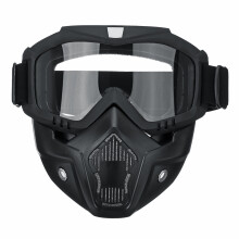 Nieuwe Beschermende Motorcross Gezichtsmasker Bril Anti-Stof Wind Fietsen Rijglazen