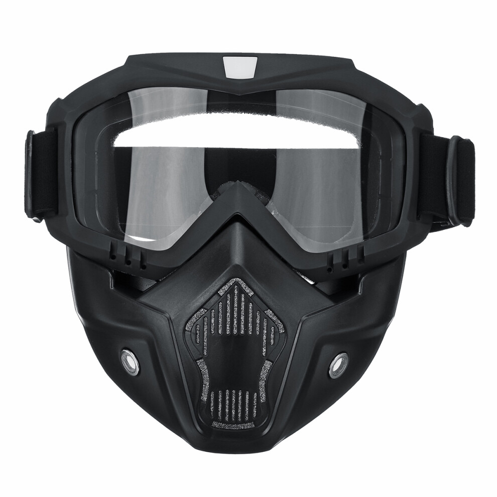 Protective Motorcycle Motocross Face Mask Goggles Anti Dust Wind Cycling Riding Glasses 762179054894