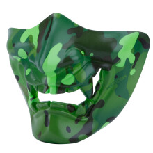 New WosporT Tactical Outdoor CS Game Noctilucent Half Face Mask Party Halloween Cosplay Mask
