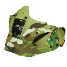 New WoSporT PDW Mesh Tactical Half Face Mask Iron Warrior Anti-shock Breathable Hunting