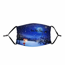 Weihnachtswaschbare Maske Unisex Weiche Gesichts-Mundbedeckung Masken Schutz Wiederverwendbar