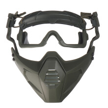 New Military Tactical Multi-dimensional Half Face Mask Breathable CS Cosplay Costume