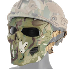 New WoSporT Halloween Mask Party Game Skull Tactical Fast Helmet Paintball Airsoft Camouflage