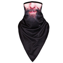 Maschera facciale scudo stampato in 3D per motocicletta, sci, equitazione, gioco Airsoft, CS, paintball, festa