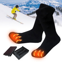 Neue wiederaufladbare elektrische Heizsocken für Stiefel Fußwärmer Winter Outdoor einstellbare Temperatur