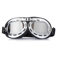 Nieuwe Universele Chrome Lenzen UV Motor ATV Helm Goggles