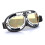 Neuer Motorrad Roller Helm Brille Silberner Rahmen Pilot Stil 3
