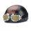 Neuer Motorrad Roller Helm Brille Silberner Rahmen Pilot Stil 5