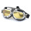 Neuer Motorrad Roller Helm Brille Silberner Rahmen Pilot Stil 2