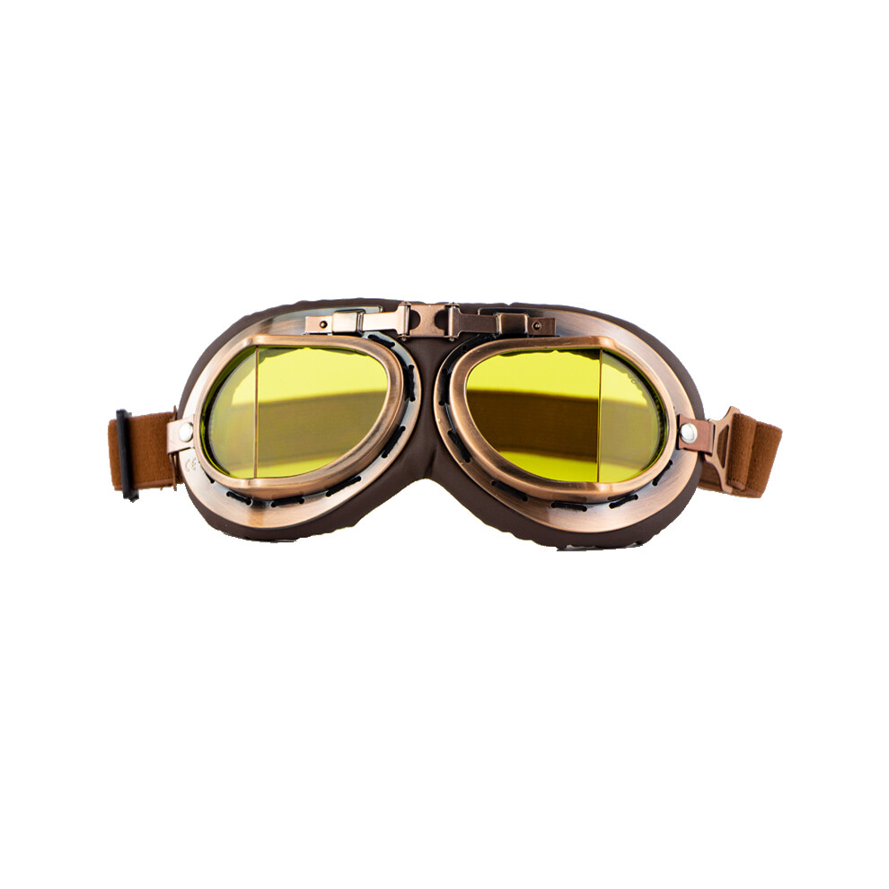 Vintage Motorcycle Helmet Eyewear Goggles Riding Glasses Atv Dirt Bike 762179041207