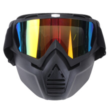 Nieuwe Anti-Condens Brillen Voor Motorfiets Fiets Volledig Gezichtsmasker Goggles Lenzen Neus Helm Schild