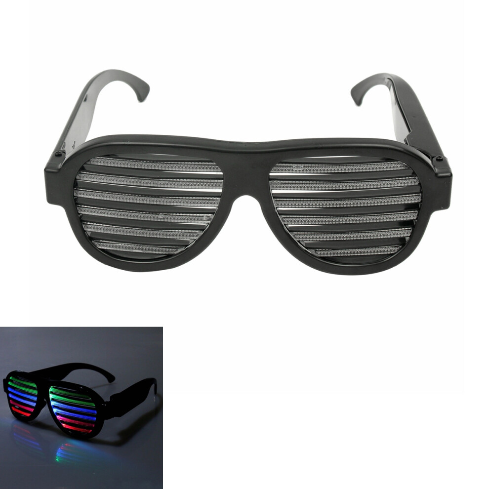 Nuove Occhiali Da Sole Led Lampeggianti Per Feste, Occhiali Alla Moda, Occhiali Protettivi.-image
