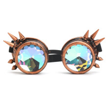 Nieuwe 3 Kleuren Festivals Rave Kaleidoscoop Bril Regenboog Bril Prisma Diffractie Kristal