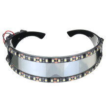 Neue LED-Motorradbrille Cosplay Urlaubsdekoration Halloween Geschenk Festival Nachtclub Bühnenrequisiten