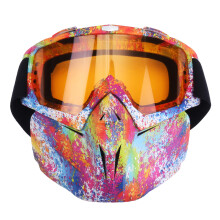 Neue 5 bunte flexible Goggles Brille Gesichtsschutz Motorradfahren ATV Dirt Bike Sicherheit