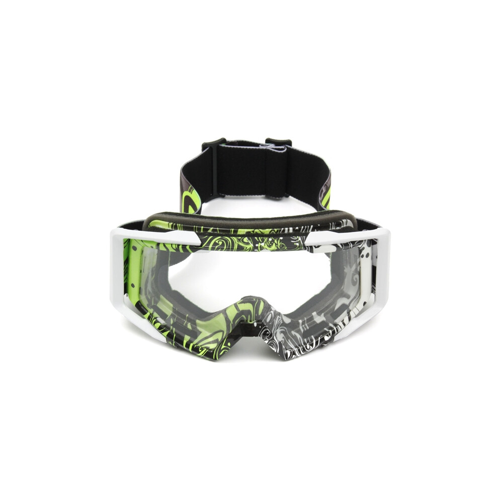 New Motocross Helmet Clear Goggles Racing Anti-Uv Eyewear For Motorcycle Off Road Atv Quad Dirt Bike 762179062325