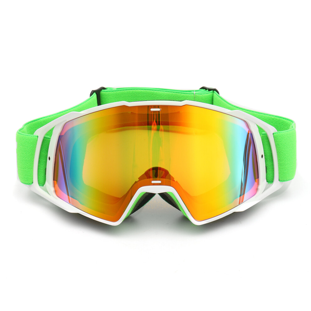 New Motorcycle Racing Ski Goggles Uv Protection Anti Fog Green Frame-image-OPC-P97RZF2-NEW