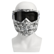 Nuevo casco de motocicleta con gafas lente oscuro transparente gris oscuro máscara modular desmontable
