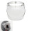 Maschera facciale con visiera trasparente e base per casco aperto vintage Bubble Shield 2