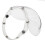 Maschera facciale con visiera trasparente e base per casco aperto vintage Bubble Shield 5