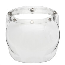 Bubble Shield Gesichtsmaske Klarsichtvisier & Basis für Vintage Jethelm