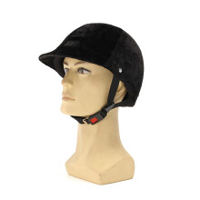 New Black Equestrian Knight Helmet Velvet Casque Hat Men Women For Riding Electric Scooter Motorcycle