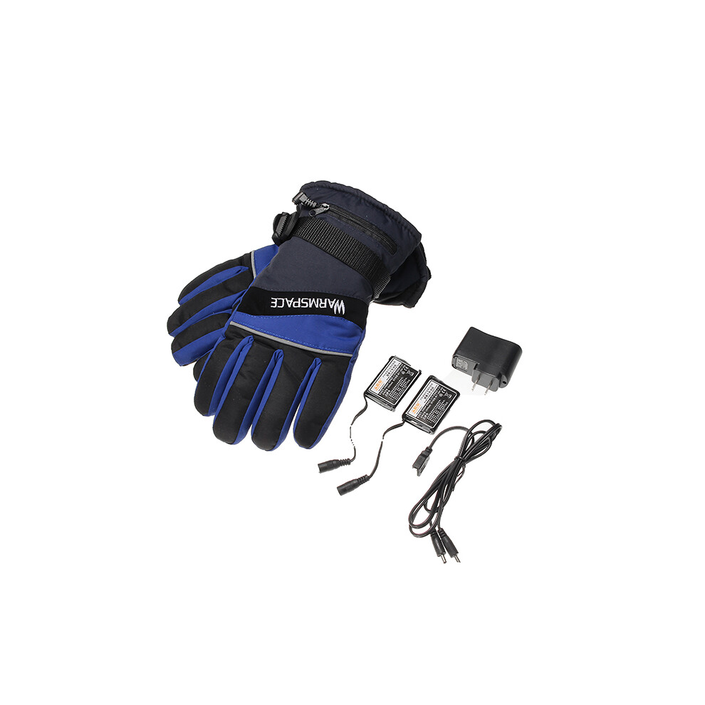 New Warmspace 3.7V 2000Mah Waterproof Li-Ion Battery Electric Heating Gloves For Motorcycle Biker Skiing 762179089360